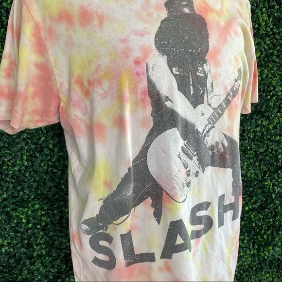 Slash Tie Dye Graphic World on Fire Tour Tee L - Picture 3 of 11